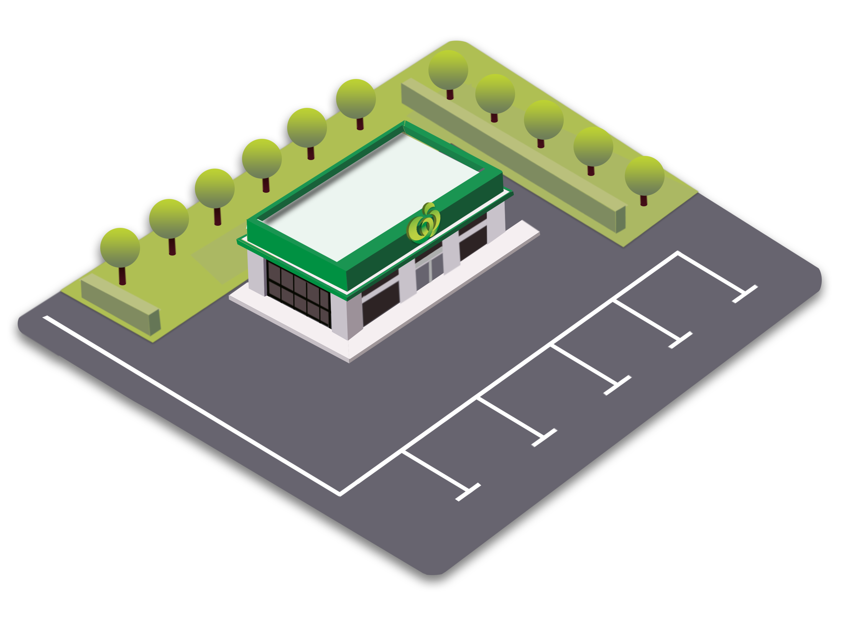 Physical prototype of a Woolworths convenience store concept